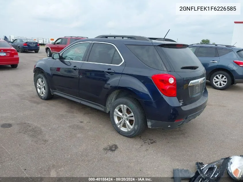 2GNFLFEK1F6226585 2015 Chevrolet Equinox 1Lt