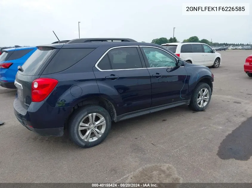 2015 Chevrolet Equinox 1Lt VIN: 2GNFLFEK1F6226585 Lot: 40155424