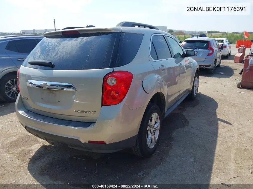 2015 Chevrolet Equinox 1Lt VIN: 2GNALBEK0F1176391 Lot: 40159424