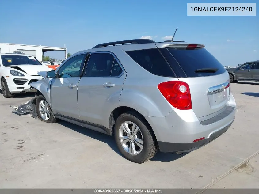 2015 Chevrolet Equinox 2Lt VIN: 1GNALCEK9FZ124240 Lot: 40162657