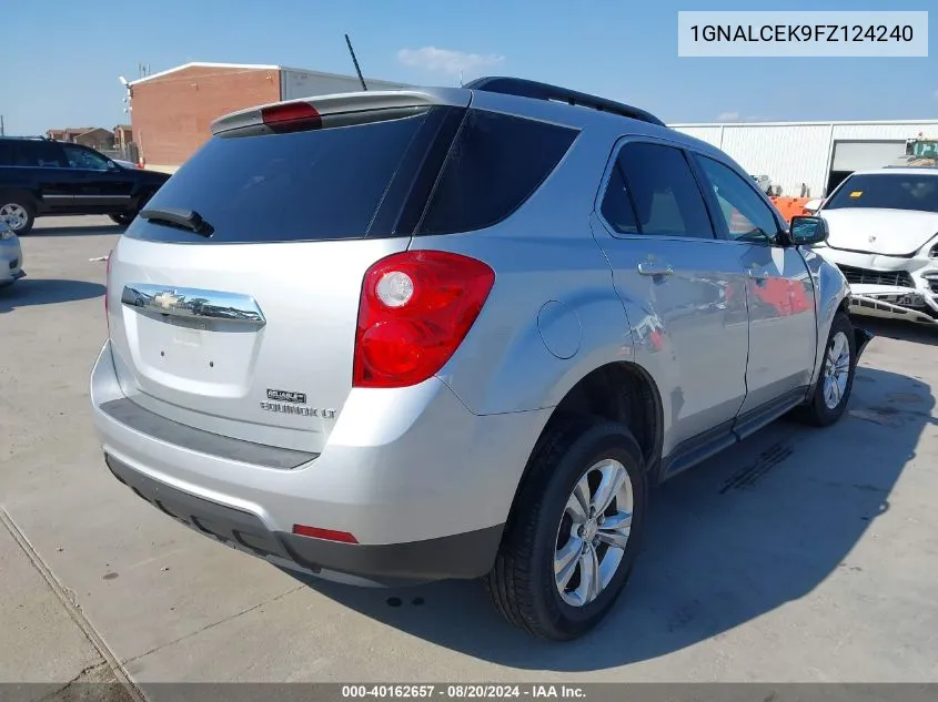 2015 Chevrolet Equinox 2Lt VIN: 1GNALCEK9FZ124240 Lot: 40162657