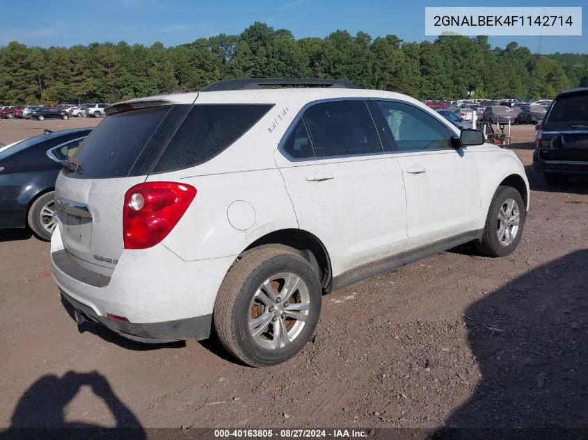 2GNALBEK4F1142714 2015 Chevrolet Equinox 1Lt