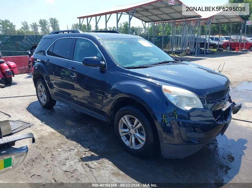 2015 Chevrolet Equinox 1Lt VIN: 2GNALBEK5F6295038 Lot: 40168389