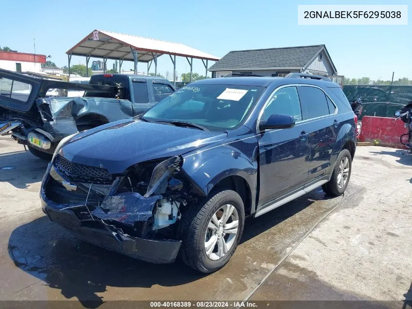 2015 Chevrolet Equinox 1Lt VIN: 2GNALBEK5F6295038 Lot: 40168389