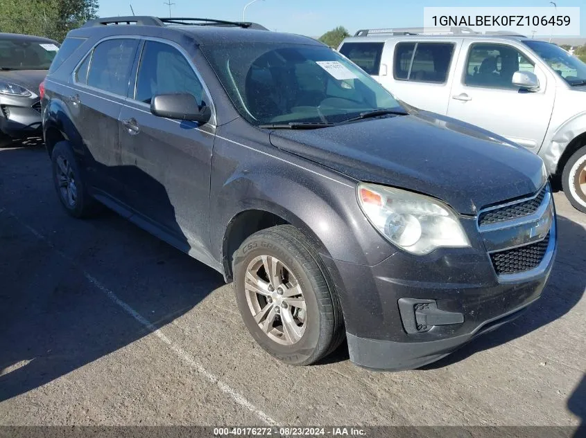 2015 Chevrolet Equinox 1Lt VIN: 1GNALBEK0FZ106459 Lot: 40176272