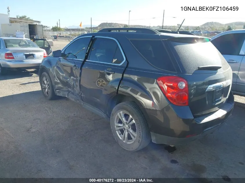 1GNALBEK0FZ106459 2015 Chevrolet Equinox 1Lt