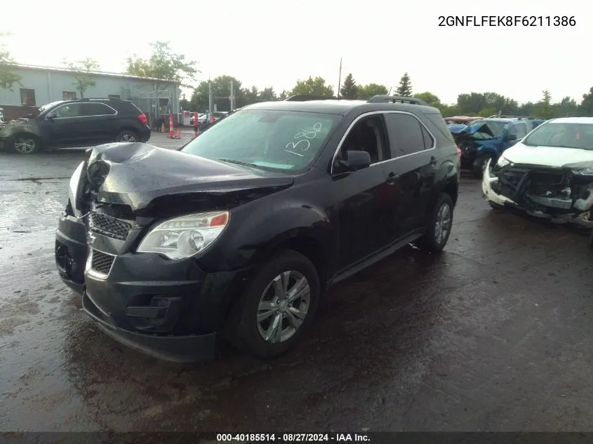 2015 Chevrolet Equinox 1Lt VIN: 2GNFLFEK8F6211386 Lot: 40185514