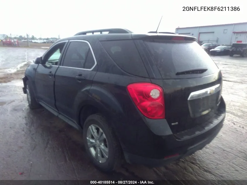 2015 Chevrolet Equinox 1Lt VIN: 2GNFLFEK8F6211386 Lot: 40185514