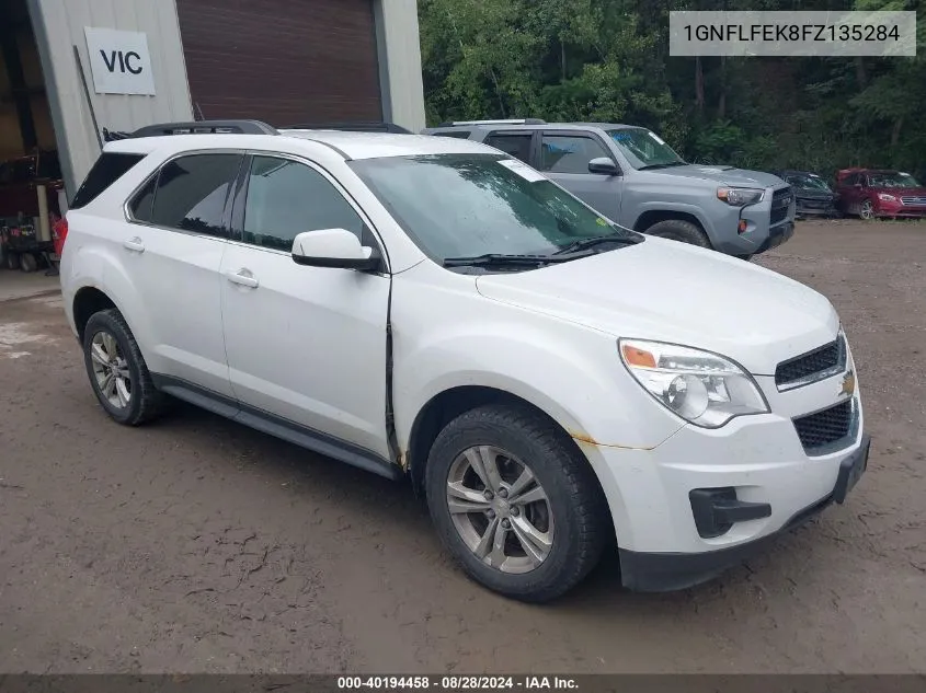 2015 Chevrolet Equinox 1Lt VIN: 1GNFLFEK8FZ135284 Lot: 40194458