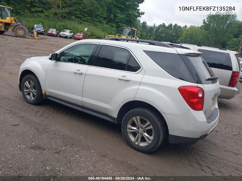 2015 Chevrolet Equinox 1Lt VIN: 1GNFLFEK8FZ135284 Lot: 40194458