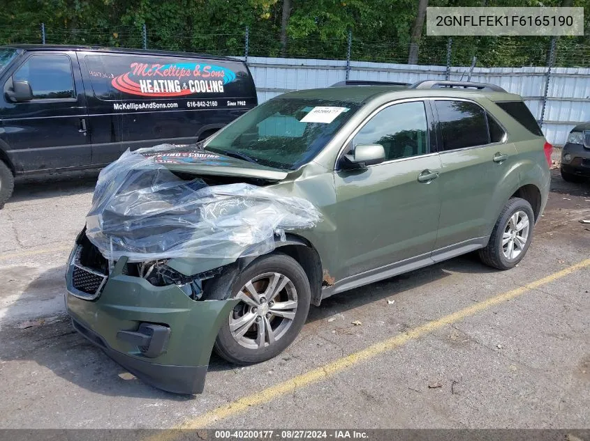 2GNFLFEK1F6165190 2015 Chevrolet Equinox 1Lt