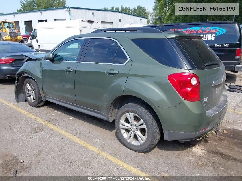 2015 Chevrolet Equinox 1Lt VIN: 2GNFLFEK1F6165190 Lot: 40200177