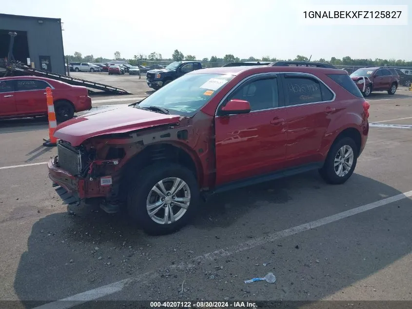 1GNALBEKXFZ125827 2015 Chevrolet Equinox 1Lt