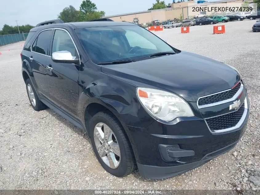 2GNFLFEK0F6274739 2015 Chevrolet Equinox 1Lt