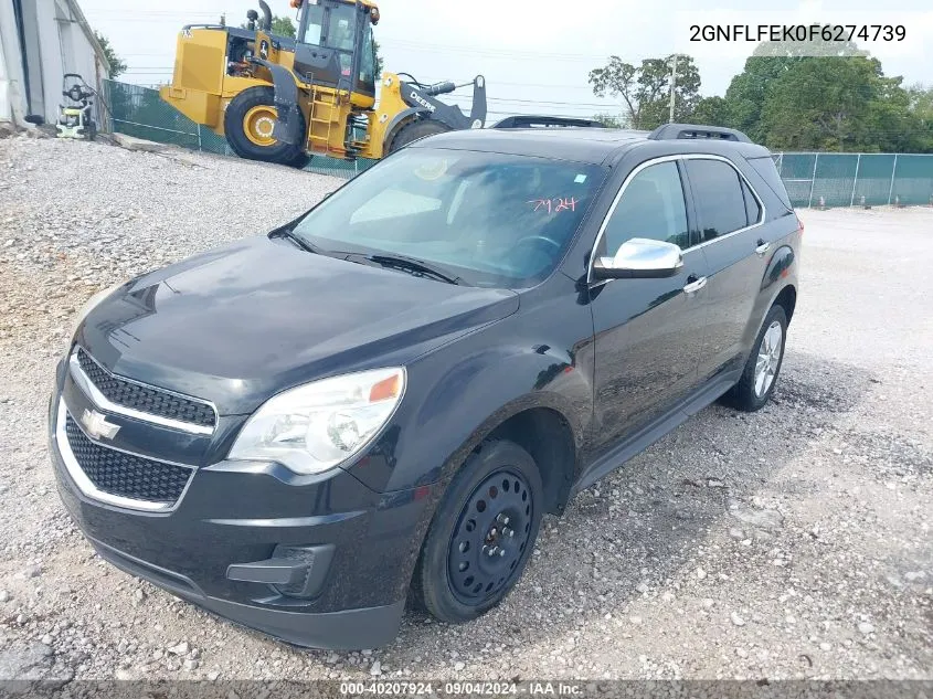 2GNFLFEK0F6274739 2015 Chevrolet Equinox 1Lt