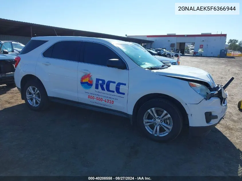 2GNALAEK5F6366944 2015 Chevrolet Equinox Ls