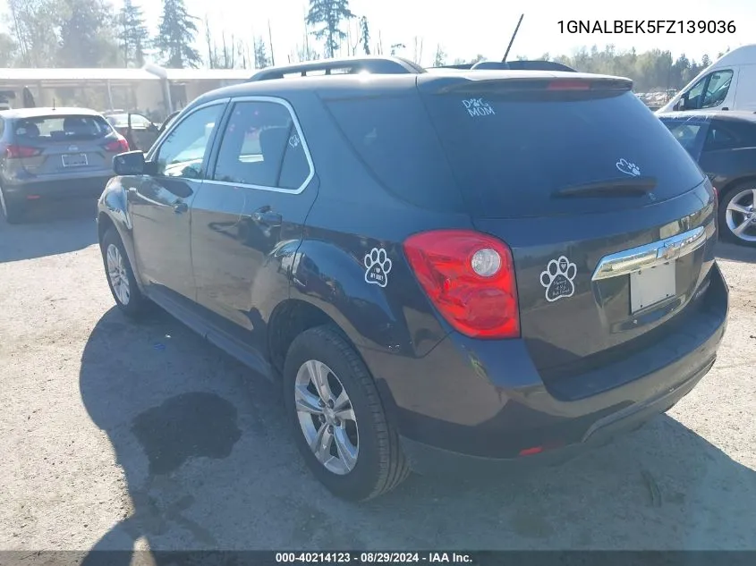 1GNALBEK5FZ139036 2015 Chevrolet Equinox 1Lt