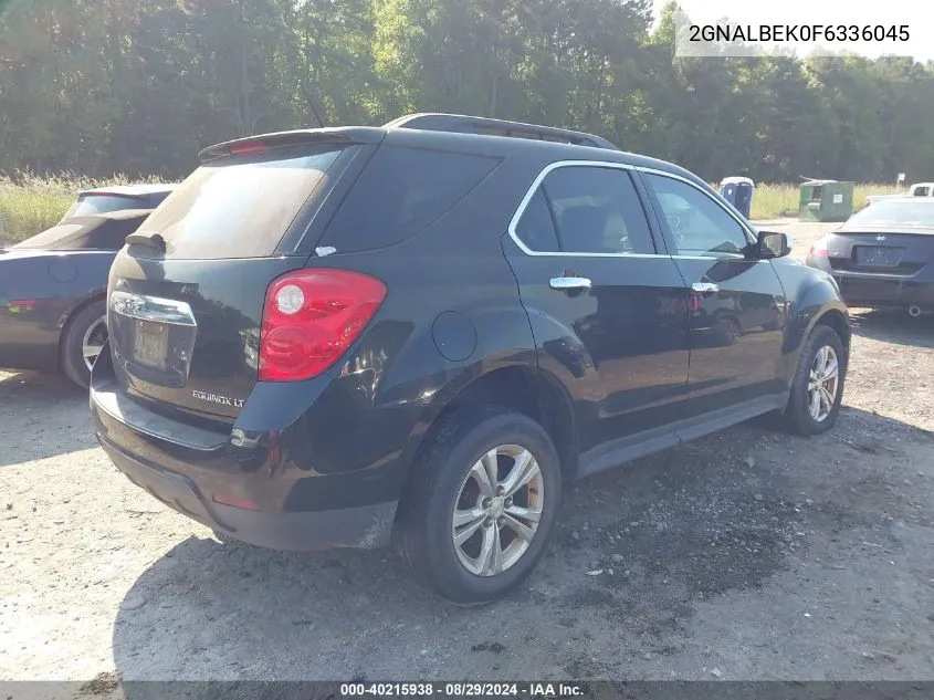 2GNALBEK0F6336045 2015 Chevrolet Equinox 1Lt