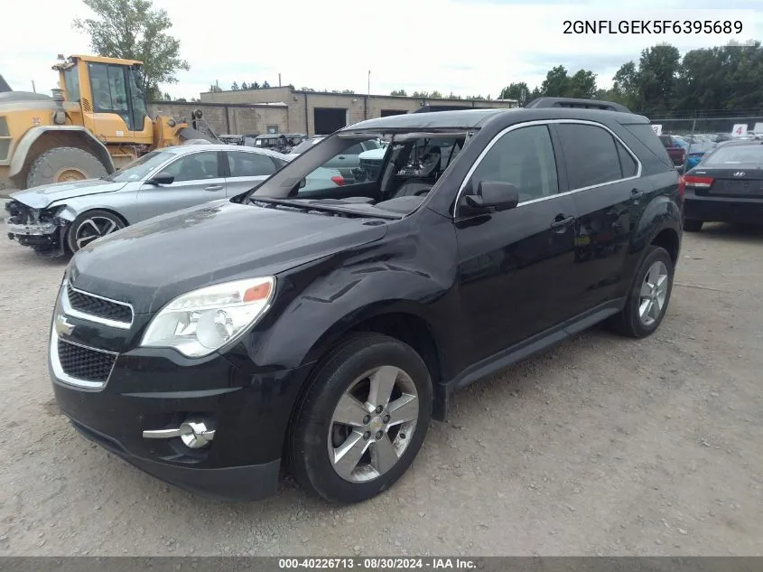 2GNFLGEK5F6395689 2015 Chevrolet Equinox 2Lt