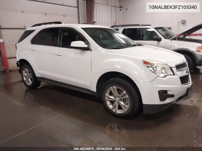 2015 Chevrolet Equinox 1Lt VIN: 1GNALBEK3FZ105340 Lot: 40234875