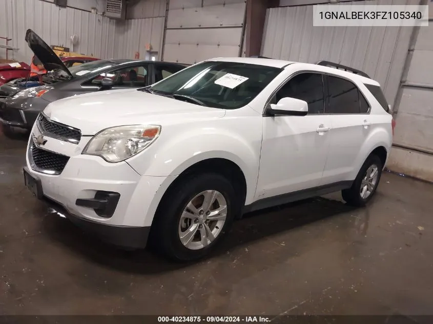 2015 Chevrolet Equinox 1Lt VIN: 1GNALBEK3FZ105340 Lot: 40234875