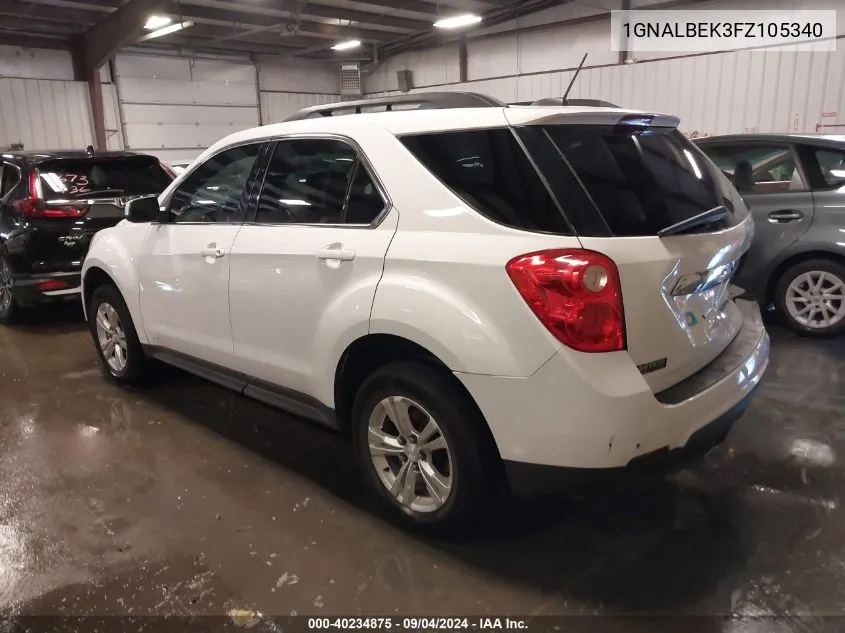 2015 Chevrolet Equinox 1Lt VIN: 1GNALBEK3FZ105340 Lot: 40234875