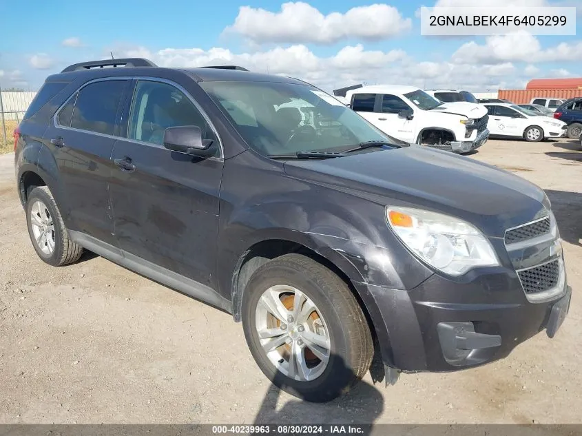 2015 Chevrolet Equinox 1Lt VIN: 2GNALBEK4F6405299 Lot: 40239963