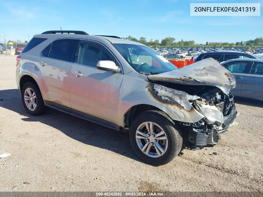 2015 Chevrolet Equinox 1Lt VIN: 2GNFLFEK0F6241319 Lot: 40242882