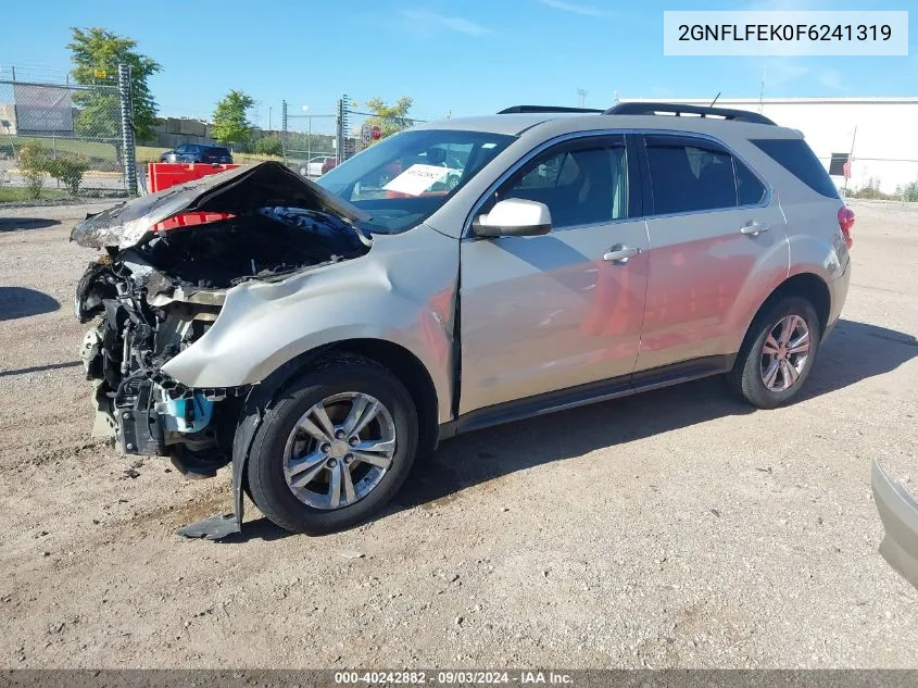 2015 Chevrolet Equinox 1Lt VIN: 2GNFLFEK0F6241319 Lot: 40242882