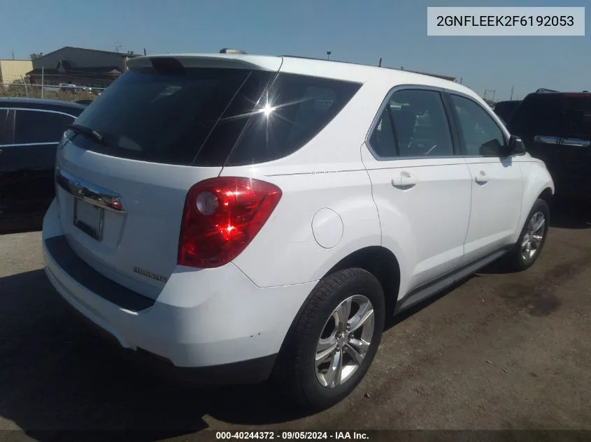 2GNFLEEK2F6192053 2015 Chevrolet Equinox Ls