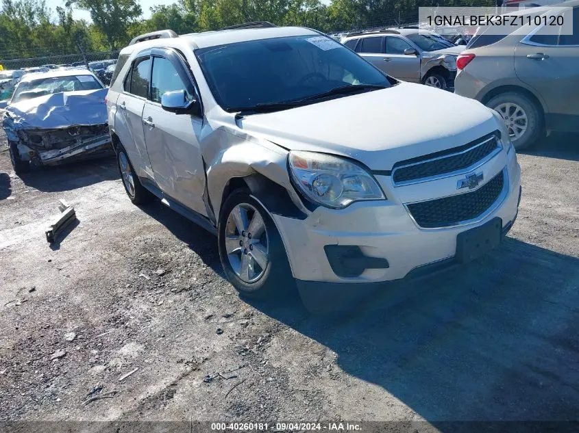 1GNALBEK3FZ110120 2015 Chevrolet Equinox 1Lt