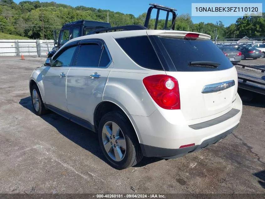 1GNALBEK3FZ110120 2015 Chevrolet Equinox 1Lt