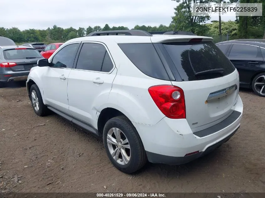 2015 Chevrolet Equinox 1Lt VIN: 2GNFLFEK1F6225839 Lot: 40261529