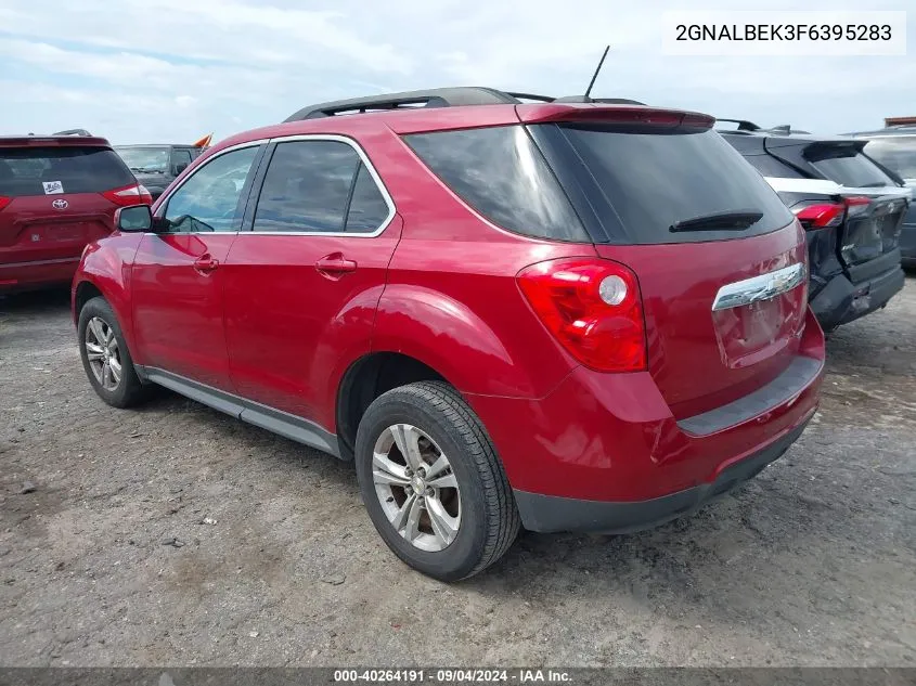 2015 Chevrolet Equinox 1Lt VIN: 2GNALBEK3F6395283 Lot: 40264191