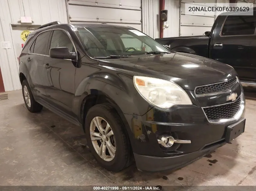 2015 Chevrolet Equinox Lt VIN: 2GNALCEK0F6339629 Lot: 40271998