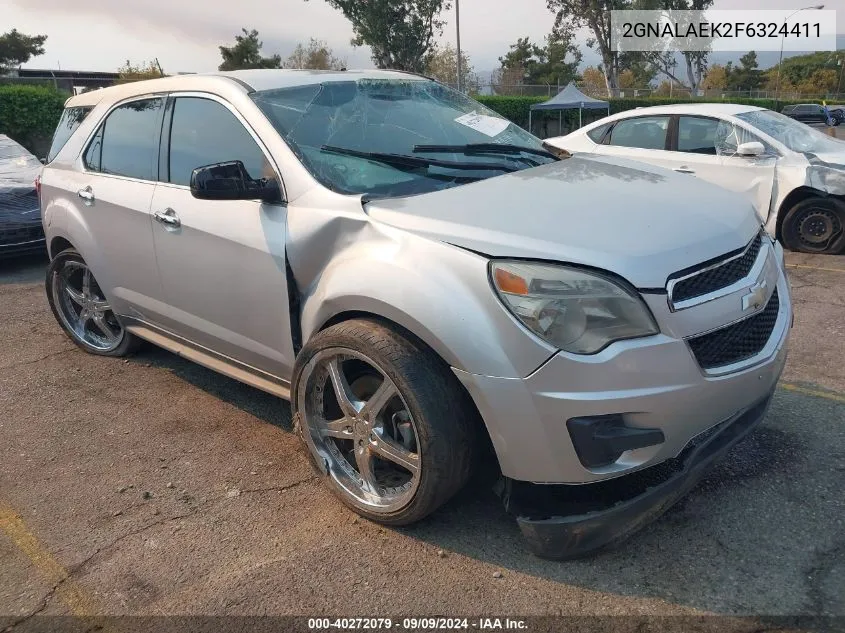 2015 Chevrolet Equinox Ls VIN: 2GNALAEK2F6324411 Lot: 40272079