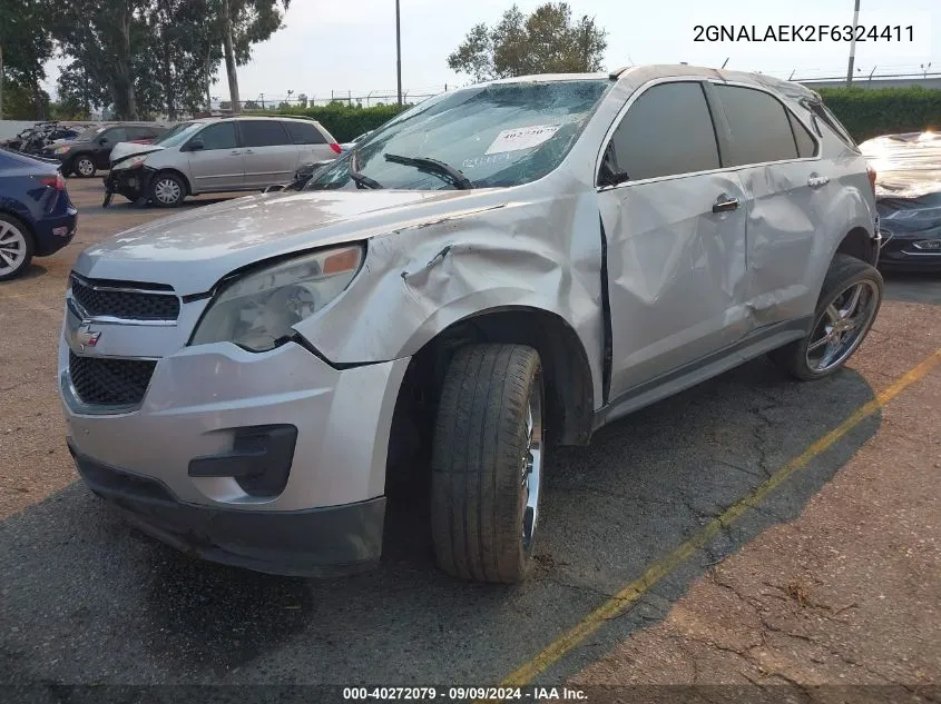 2015 Chevrolet Equinox Ls VIN: 2GNALAEK2F6324411 Lot: 40272079