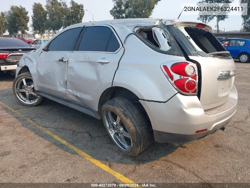 2015 Chevrolet Equinox Ls VIN: 2GNALAEK2F6324411 Lot: 40272079