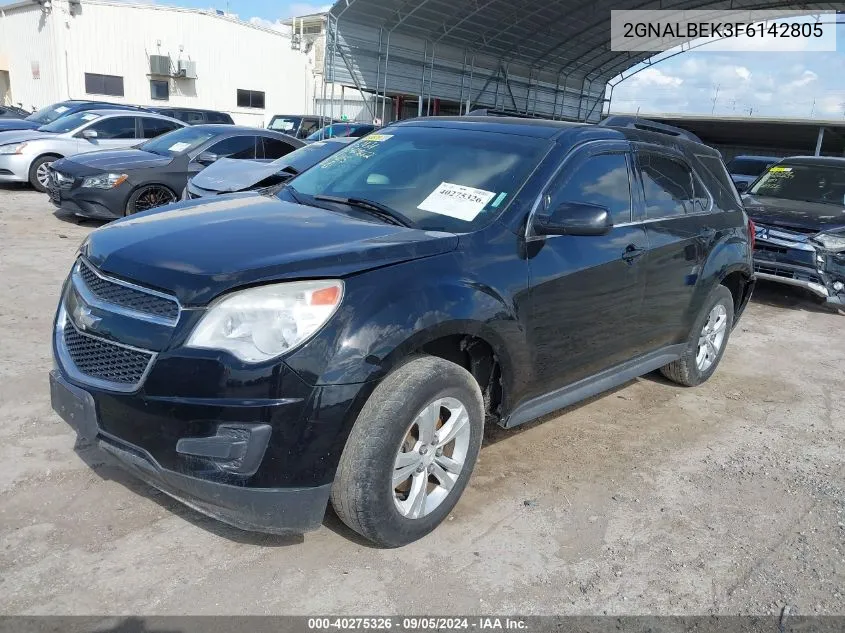 2015 Chevrolet Equinox 1Lt VIN: 2GNALBEK3F6142805 Lot: 40275326