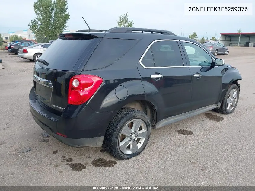 2015 Chevrolet Equinox 1Lt VIN: 2GNFLFEK3F6259376 Lot: 40279128