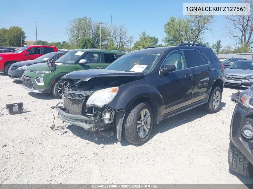 2015 Chevrolet Equinox 2Lt VIN: 1GNALCEK0FZ127561 Lot: 40279488