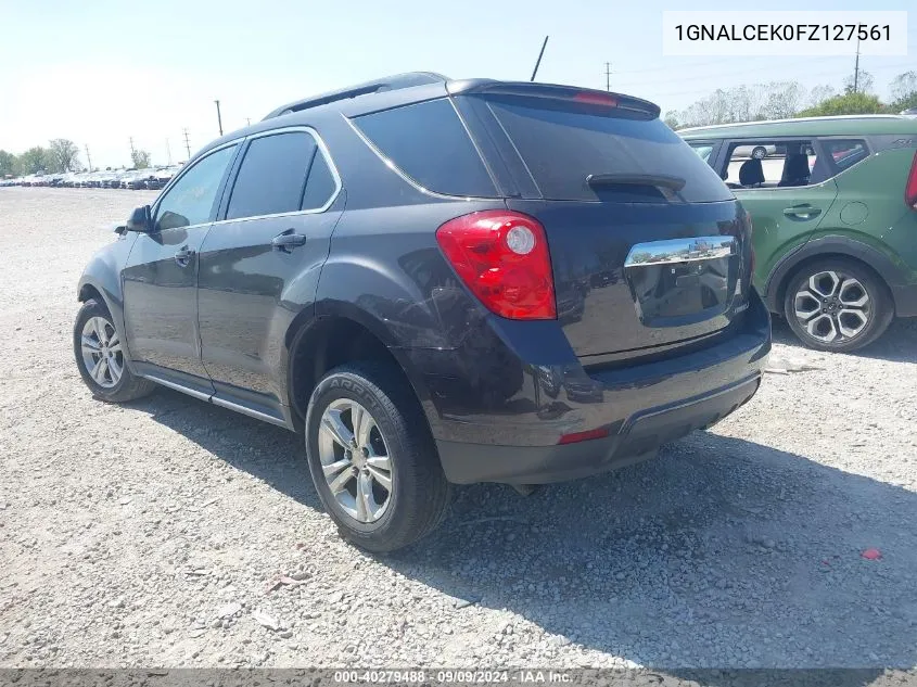 2015 Chevrolet Equinox 2Lt VIN: 1GNALCEK0FZ127561 Lot: 40279488