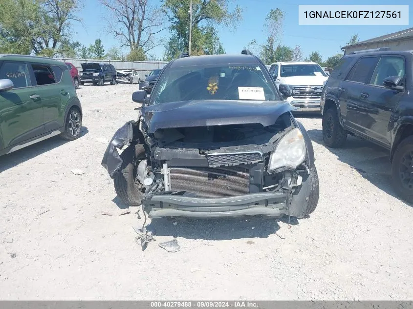 2015 Chevrolet Equinox 2Lt VIN: 1GNALCEK0FZ127561 Lot: 40279488