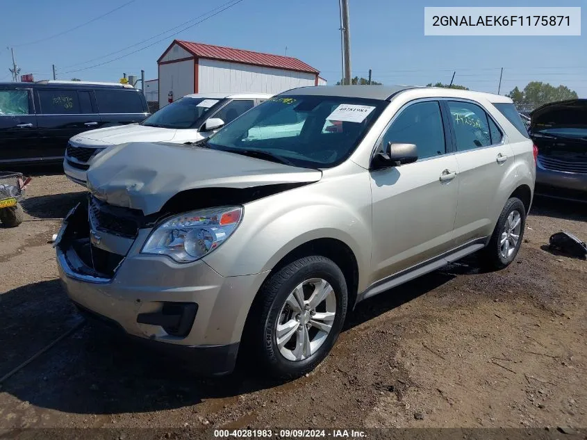 2GNALAEK6F1175871 2015 Chevrolet Equinox Ls