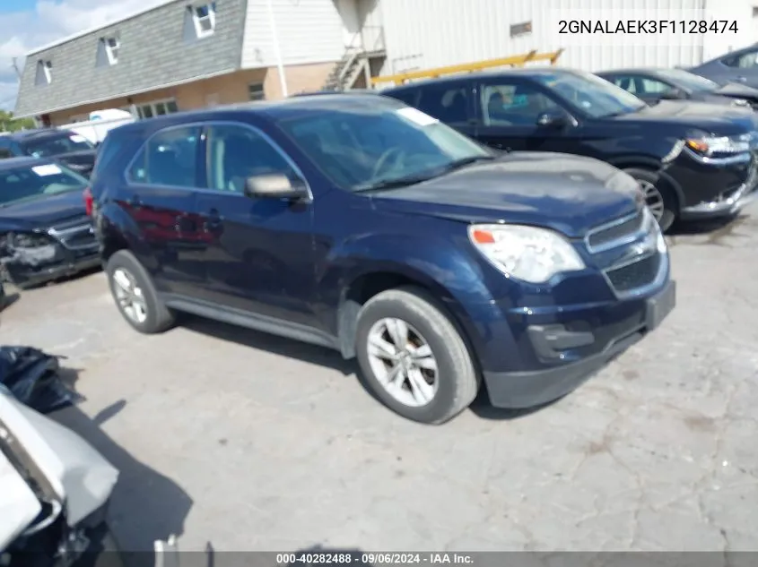 2015 Chevrolet Equinox Ls VIN: 2GNALAEK3F1128474 Lot: 40282488