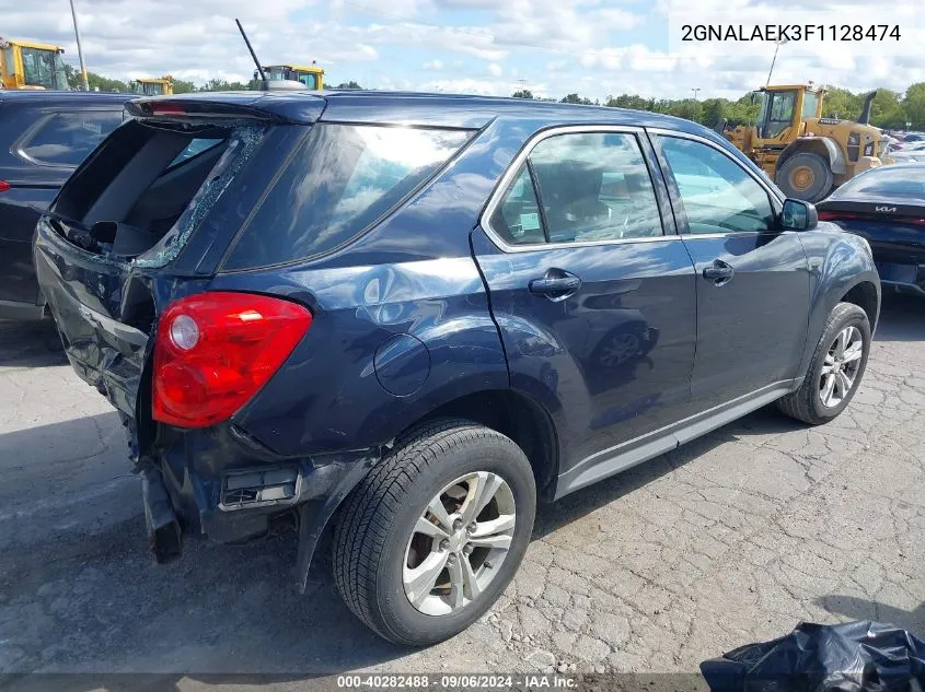 2015 Chevrolet Equinox Ls VIN: 2GNALAEK3F1128474 Lot: 40282488