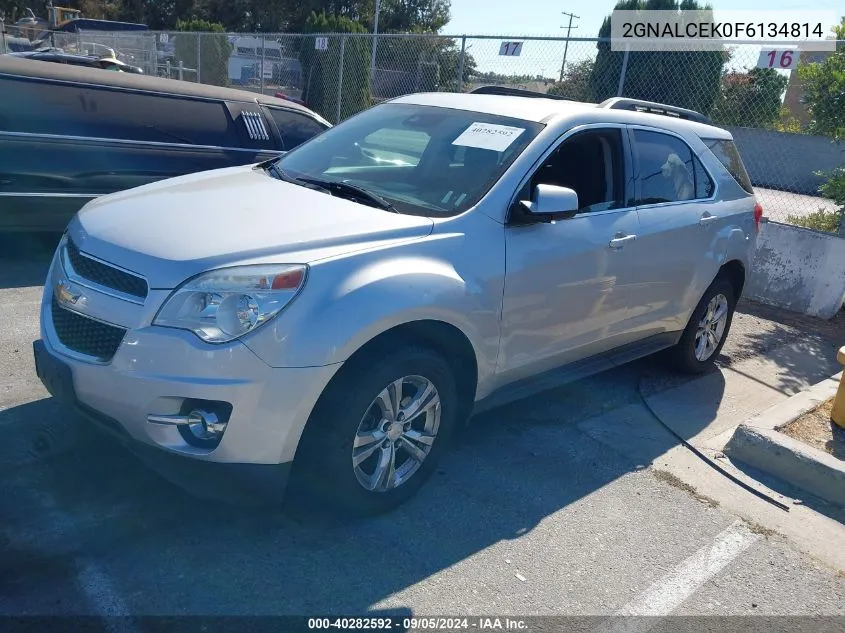 2015 Chevrolet Equinox 2Lt VIN: 2GNALCEK0F6134814 Lot: 40282592