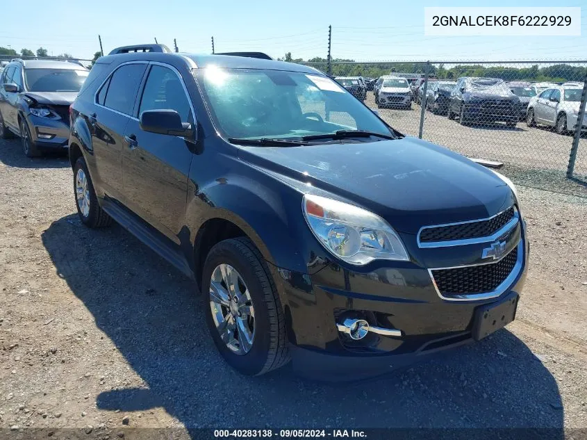 2015 Chevrolet Equinox 2Lt VIN: 2GNALCEK8F6222929 Lot: 40283138