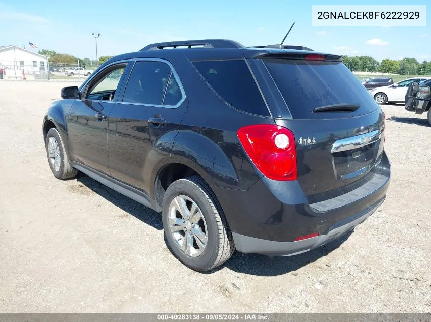 2015 Chevrolet Equinox 2Lt VIN: 2GNALCEK8F6222929 Lot: 40283138