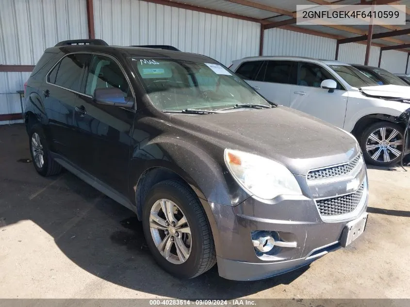 2015 Chevrolet Equinox 2Lt VIN: 2GNFLGEK4F6410599 Lot: 40283514